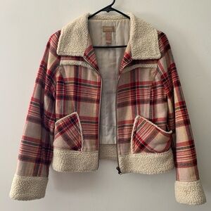 Plaid Vintage Winter Women’s Jacket size small